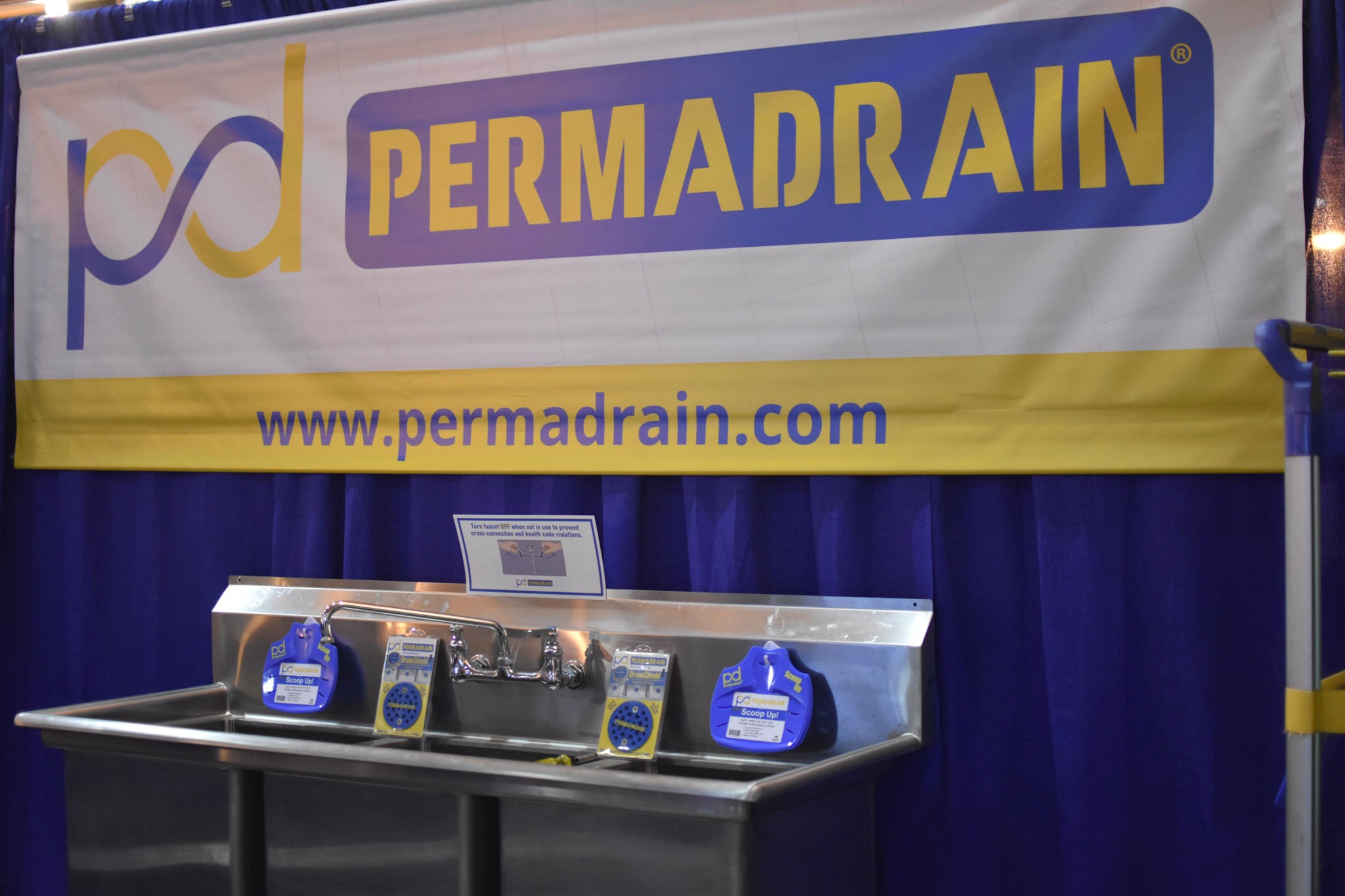 Permadrain product demonstration area at the LRA Expo 2019